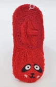 Flora Kadın Gülen Yüz Emojili Peluş Panduf - 1