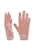 Kiti Kız Çocuk Ponponlu Tüylenmeye Dayanıklı Polar Bere Eldiven Atkı Takımı (K22160-03) - 9