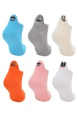 Flora Bayan 6 lı Emojili Bayan Patik Çorap - 36-40 - 4