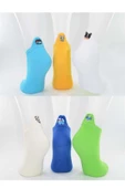 Flora Bayan 6 lı Emojili Bayan Patik Çorap - 36-40 - 2