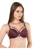 Le Jardin 7008-B Destekli-Balenli Micro Kaplı İpli Push-Up Sütyen - 1