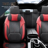 Otom Voyager Series Universal Oto Koltuk Kılıfı  Kırmızı-Siyah - 2