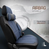 Otom Voyager Series Universal Oto Koltuk Kılıfı Mavi - 3