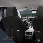 Otom Voyager Series Universal Oto Koltuk Kılıfı  Kırmızı-Siyah - 5