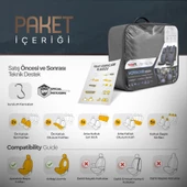 Otom Voyager Series Universal Oto Koltuk Kılıfı  Siyah - 7