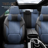 Otom Voyager Series Universal Oto Koltuk Kılıfı Mavi - 2