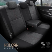 Otom Voyager Series Universal Oto Koltuk Kılıfı  Kırmızı-Siyah - 6