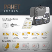 Otom Voyager Series Universal Oto Koltuk Kılıfı  Füme - 7