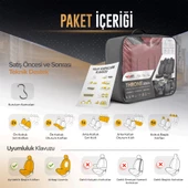 Otom Throne Series Universal Oto Koltuk Kılıfı Kırmızı - 7