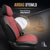 Otom Throne Series Universal Oto Koltuk Kılıfı Kırmızı - 3