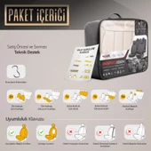 Otom Inspire Design Universal Seat Cover  Bej - 7