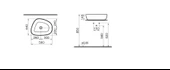 Outline Asimetrik Çanak Lavabo-Beyaz 5991B403-0016 - 2