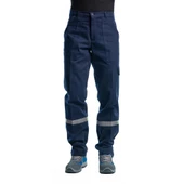 Şensel, Reflektörlü Kışlık İş Pantolonu, Lacivert, Komando Cepli -101E545- - 2