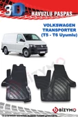 Volkswagen Transporter T5 ve T6 Uyumlu 3D Paspas Takımı Bizymo - 2