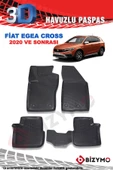 Fiat Egea Cross 2020+ 3D Havuzlu Paspas Takımı Bizymo thumbnail 2