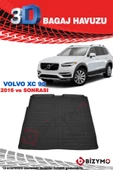 Volvo XC90 Suv 2016 Ve Sonrası 3D Bagaj Havuzu Bizymo - 2