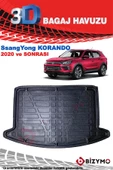 Ssangyong Korando 2020+ 3D Bagaj Havuzu Bizymo - 2