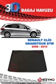 Renault Clio Grandtour Stw 2008-2012 3D Bagaj Havuzu Bizymo thumbnail 2