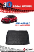 Opel Corsa F 2019 Ve Sonrası 3D Bagaj Havuzu Bizymo - 1