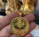 Tam Reşat Kolye Gerçek Altin Görünümlü Kolye imitasyon Tam Reşat (KARGO BEDAVA) - 1