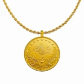 Tam Reşat Kolye Gerçek Altin Görünümlü Kolye imitasyon Tam Reşat (KARGO BEDAVA) - 1