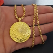 Tam Reşat Kolye Gerçek Altin Görünümlü Kolye imitasyon Tam Reşat (KARGO BEDAVA) - 1