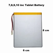 Ulefone Oem 2750 mAh Pil 7.8,9,10,11,12 İNC TABLETLER İÇİN ÜNİVERSAL BATARYA - 1