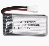 Drone - Helikopter Pili 3.7v 400mah Şarjlı Li-polimer Batarya - 1