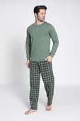 Aydoğan Erkek Civan 3425 Patlı Modal Çağla Pijama Takım - 2