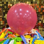 Punch Baskısız Balon - Karışık Paket - 100 Adet - 1