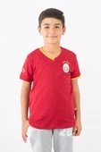 Galatasaray Çocuk Lisanslı Armalı Kırmızı Tshirt C12005 - 3