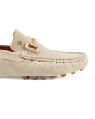 Gordion Bej Hakiki Süet Deri Erkek Loafer Ayakkabı thumbnail 5