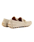 Gordion Bej Hakiki Süet Deri Erkek Loafer Ayakkabı thumbnail 4