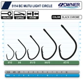 Owner 5114 Mutu Light Olta İğnesi Black Chrome - 3