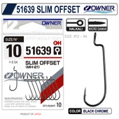 Owner 51639 Slim Offset Black Chrome Olta İğnesi - 2