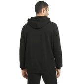 Puma Essential Big Logo Hoodie Erkek Siyah Günlük Stil Sweatshirt 58668801 - 3