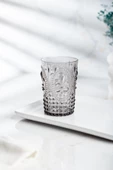 Akrilik Füme Tekli Kısa Bardak & Su Meşrubat Kahve Yanı Bardağı 400 ml ( Cam Değildir ) - 2