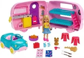Mattel Barbie Club Chelsea Karavanı Oyun Seti, Chelsea'nin Yavru Köpeği ve Aksesuarlar FXG90 - 1