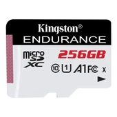 Kingston SDCE-256GB 256GB microSDXC Endurance 95R-45W C10 A1 UHS-I Card Only Hafıza Kartı - 1