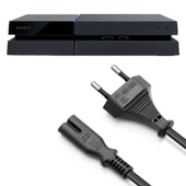 PS4 Güç Kablosu 1.5m Playstation 4 Fat Kasa Uyumlu PS4 Kablo Yedek Parça - 1