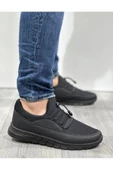 Erkek Bağcıklı Fileli Spor Ayakkabı Snekear - 5