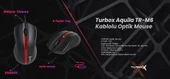 Turbox Aquila Tr-M6 1000Dpi Usb Kablolu Kırmızı Siyah Optik Mouse - 2