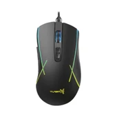 Turbox New Desing Tr-M5 3200Dpi Usb Kablolu Siyah Gaming Optik Mouse Rgb - 1