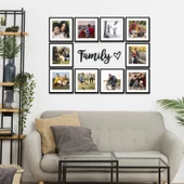 Siyah Kare Çerçeve - 3 Adet - 3