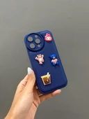 Iphone 14 Pro Max Uyumlu Sevimli Ayıcıklı Puf Kılıf - 2