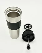 Yüksek Kaliteli Sıcak ve Soğuk French Press Çelik Termos Kupa Bardak Mug 500 ML  Kahve ve Bitki Çayı - 8