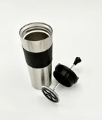 Yüksek Kaliteli Sıcak ve Soğuk French Press Çelik Termos Kupa Bardak Mug 500 ML  Kahve ve Bitki Çayı - 7