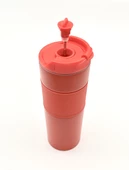 Yüksek Kaliteli Sıcak ve Soğuk French Press Çelik Termos Kupa Bardak Mug 500 ML  Kahve ve Bitki Çayı - 5