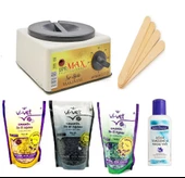 Ege Sir Dpr Max Ağda Makinesi + Vi-Vet Granül İnci Ağda x 3 + Ağda Yağı + Spatula - 1