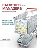 statistics for managers using microsoft excel 7th (levine, stephan) - 1